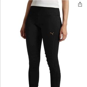 Puma Black Medium Moto Leggings